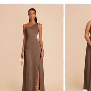 Birdy Grey Mocha Satin Bridesmaid Dress